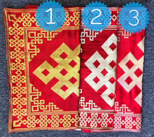Red Endless Knot Pillow Cover #7