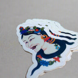 Beautiful Dakini Sticker (Art by Tulku Jamyang)