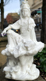 White Resin Kwan Yin/ Quan kinY8071