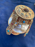 Gold Silver Plated Copper Long Life Vase / Tsebum #3