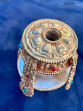 Gold Silver Plated Copper Long Life Vase / Tsebum #3