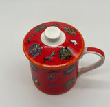 Tibetan Cup: 8 Auspicious Symbols