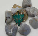 Lotus with Inlaid Pendant #18