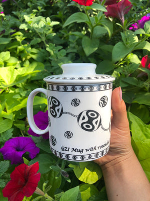 Cup: Tibetan Dzi Bead #5