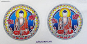 Buddha with Lotus Decal #7
