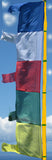 Prayer flag MULTI-DEITY POLE-STYLE  #5