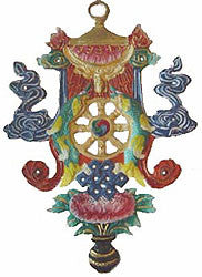 Eight Auspicious Symbols Plaque#3.