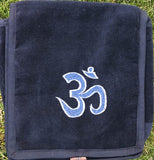 Om Embroidered Velvet Bag - Small #17