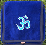 Om Embroidered Velvet Bag - Small #17