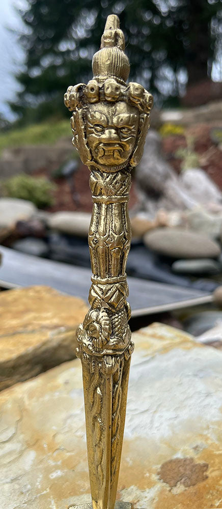 Phurba Brass  Lg # 2
