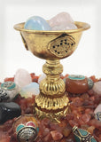Butter lamp Ornate Gold Med #7