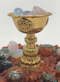 Butter lamp Ornate Gold Med #7