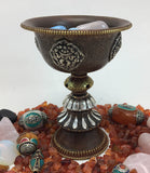 Copper with Gold Butterlamp #18