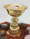 Butter lamp Ornate Gold Lg #8