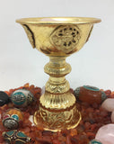 Butter lamp Ornate Gold Lg #8