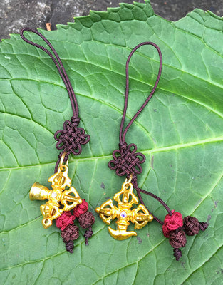 Vajra with bell & drikug Key Charm #2