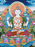 Beautiful Thangka of Chenrezig #5