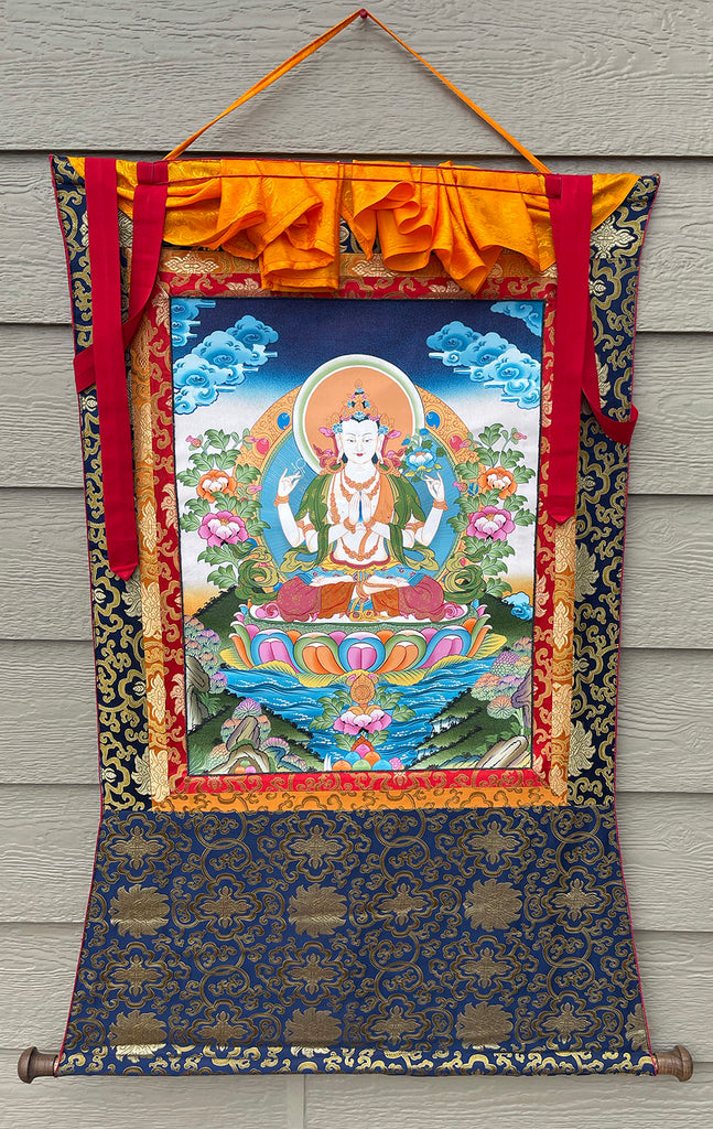 Beautiful Thangka of Chenrezig #5