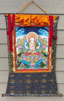 Beautiful Thangka of Chenrezig #5