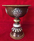 Copper with Gold Butterlamp #18