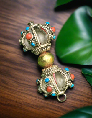 Jeweled Silver Dorje # 6