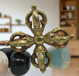 Gold Plate Crossed Dorje #9