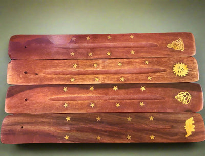Flat Wooden Holder w/ Design #25