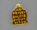 Medicine Buddha Gold Pendant #10
