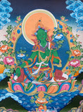 Green Tara Thangka #6