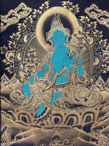 Green Tara Thangka