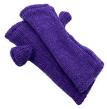 Fingerless Glove in Purple
