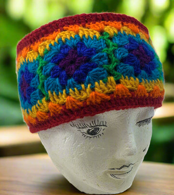 Wool Headband-Rainbow Color $6