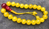 Honey Jade Wrist Mala: Adjustable #20
