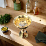 Butter lamp Engraved Brass Sm (DB)#1
