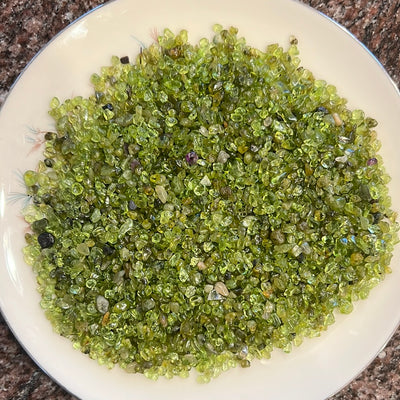 Peridot Chip Stone for Mandala #14
