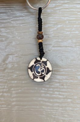 Om in Lotus Keychain #8 is