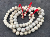 Lotus Seed Wrist Mala with Red Cord #23