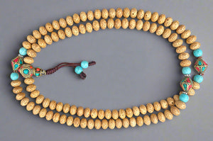Lotus Seed Disk Shape Mala Medium