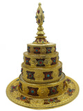 Ornate Mandala in Gold Color