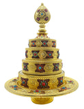 Ornate Mandala in Gold Color