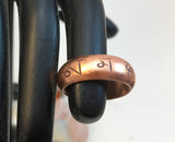 Copper Mantra Ring #7