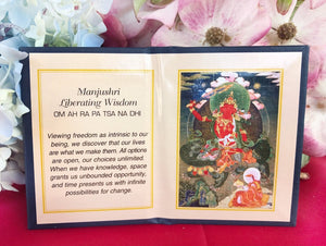 Manjusri Folding Thangka #9a