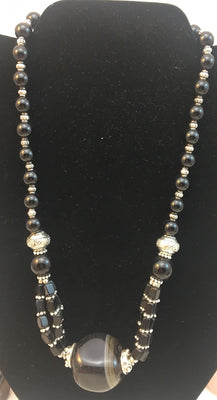 Onyx Stone Necklace #52