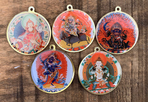 Round Buddha Amulets