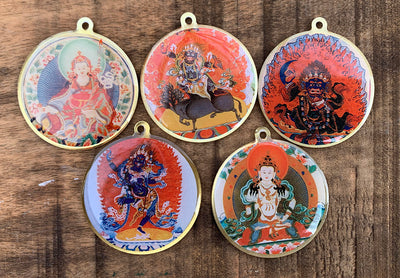 Round Buddha Amulets