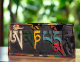 Om Mani Wood Carving #6