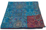 Tibetan Text Cover in Turquoise