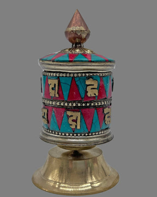 Prayer Wheel Inlaid #6