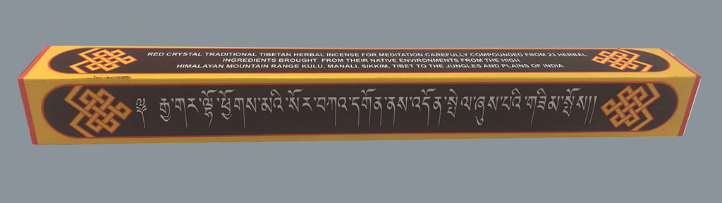 Red Crystal Incense Large #9
