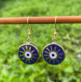 Hamsa Round Earring